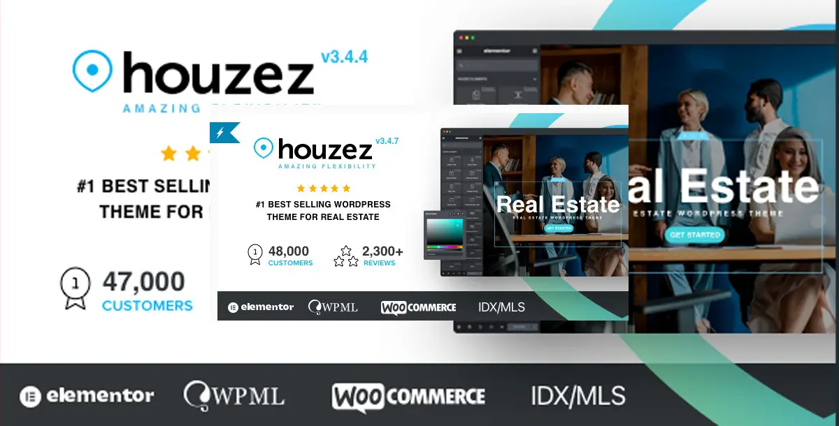 Houzez - Best Real Estate WordPress Theme 3.4.7