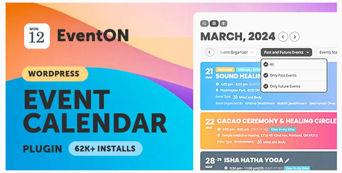 (Update Support) EventON - WordPress Virtual Event Calendar Plugin