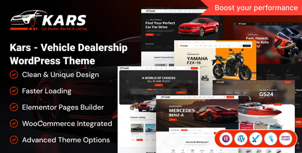 Kars - Vehicle Dealership WordPress Theme