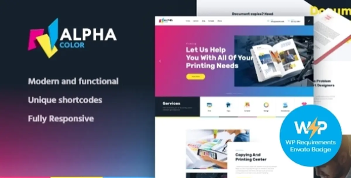 AlphaColor | Type Design Agency & 3D Printing Services WordPress Theme + Elementor 1.4.11.1
