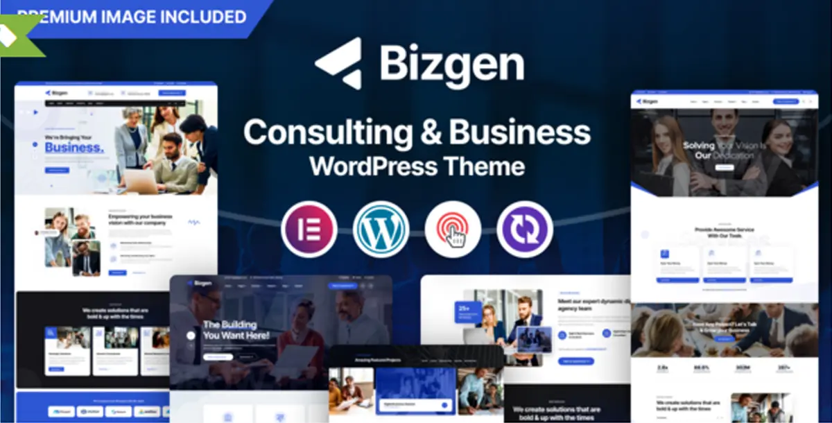 Bizgen - Business Consulting WordPress Theme + RTL 1.0.3
