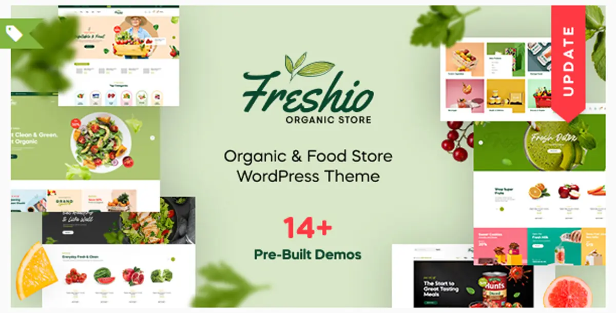 Freshio - Organic & Food Store WordPress Theme 2.3.8