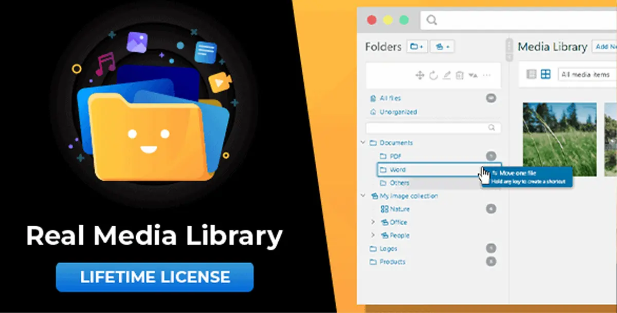 WordPress Real Media Library: Media Library Folder & File Manager for Media Management 4.22.27