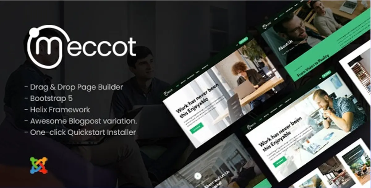 Meccot - Dynamic Coworking Space Joomla Templates 1.0