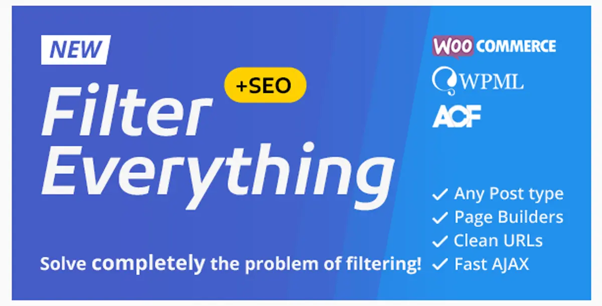 (Update Support) Filter Everything — WordPress/WooCommerce Product Filter