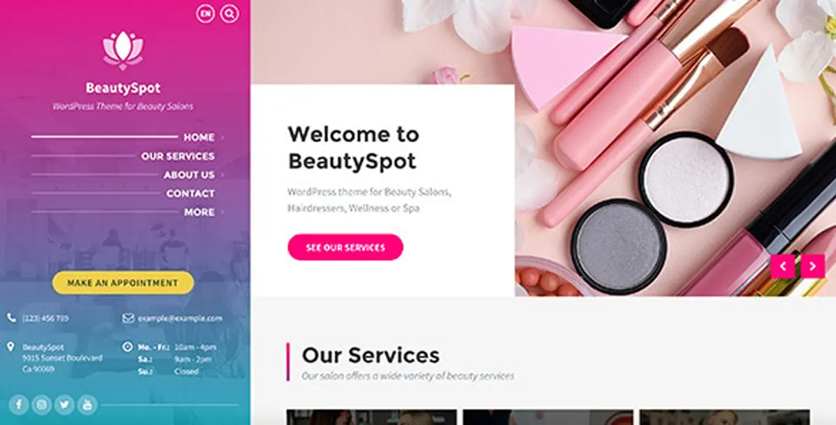 BeautySpot - Beauty Salon WordPress Theme 3.5.13