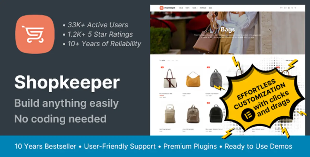 Shopkeeper - eCommerce WordPress Theme for WooCommerce 5.4