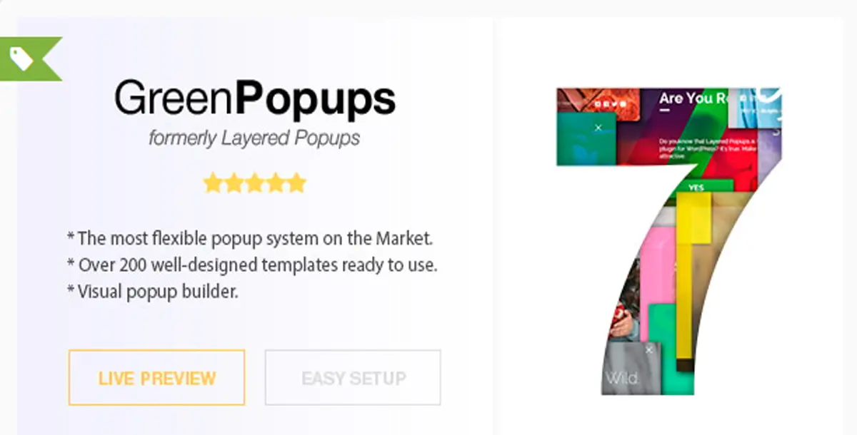 Popup Plugin for WordPress - Green Popups (formerly Layered Popups) 7.51