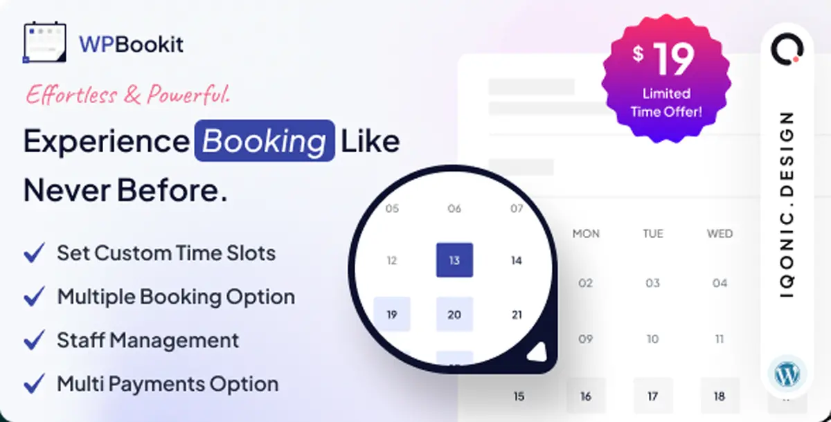 WPBookit - Appointment Booking WordPress Plugin 1.6.3