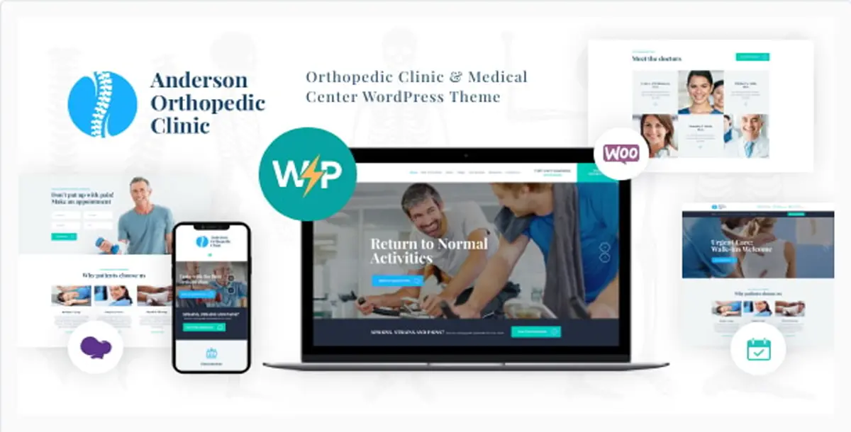 Anderson | Orthopedic Clinic WordPress Theme 1.4.2